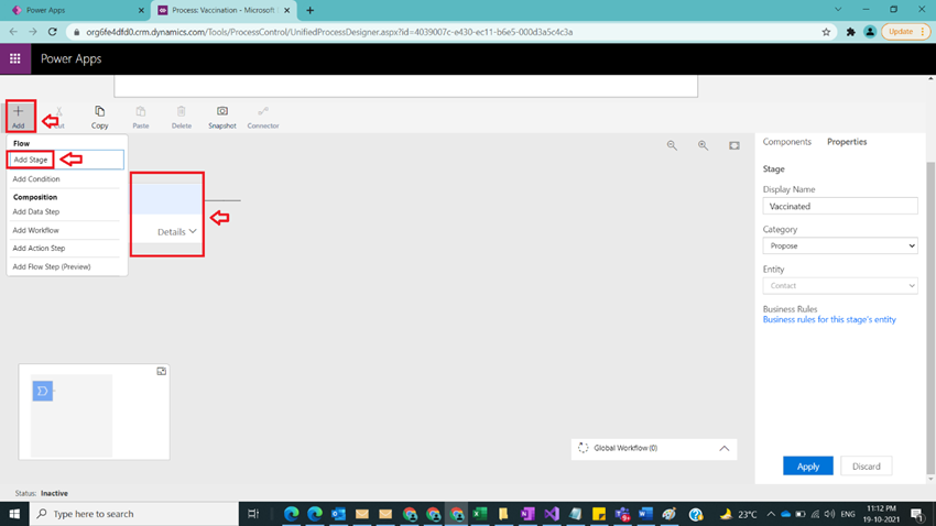 Understand BPF Stages and Data Steps in Dynamics CRM